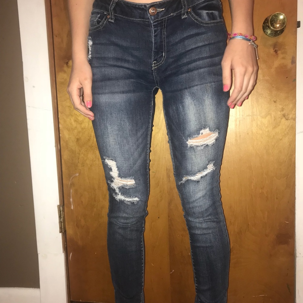 Cute distressed jeans
